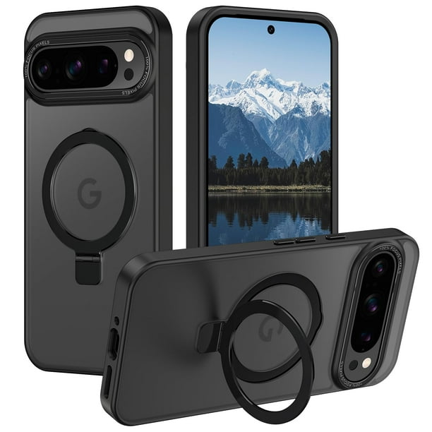 Funda de teléfono para Google Pixel 9 Pro XL, color negro