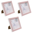 thumbnail image 3 of Portarretrato infantil Hodeco 6X6 ROSA 3 PZS MDF 17.5X2X17CM, 3 of 4
