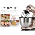 thumbnail image 3 of MURENKING Professional Stand Mixer, MK37 500W 5-Qt Bowl 6-Speed Tilt-Head Food Electric Mixer Kitchen Machine,Plastic (Champagne), 3 of 5