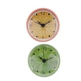 thumbnail image 1 of GUOOL 2Pcs Mini Waterproof Bathroom Wall Clock Suction Cup Round Water Resistant, 1 of 9