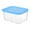 Blue, variant on Stackable Food Storage Containers with Lids | 7.5x11.5x15.5cm ABS Plastic Kitchen & Freezer Organization Box | Airtight Dry Food Pantry Organizer
