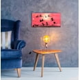 thumbnail image 3 of Epic Art 'Siege of Cranes' by River Han, Acrylic Glass Wall Art, 24"x12", 3 of 3