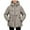 Khaki, variant on Winter Coats for Women Winter Coat Warm Thermal Insulated Hooded Jacket With Slim Fit Waist For Cold Weather Windproof Outdoor Activities Casual Fashion Winter Jackets for Women