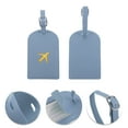 thumbnail image 3 of Unique Bargains 1 Pc Lightweight Luggage Tag for Travelling Blue Polyurethane, 3 of 5