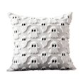thumbnail image 2 of 2026 Halloween Ghost Pillow Covers 18x18 Inch Soft Plush Faux Wool Textured Throw Pillow Covers Cute 3D Ghost Decorative Cushion Cases for Couch Sofa Bedroom Home Decor, 2 of 6