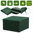 thumbnail image 2 of Laklulu Cover for Garden Furniture, 210D Oxford Fabric, Anti-UV Protection Cover, Waterproof Anti-Wind Rain, Rectangular Cover for Table Furniture Sofa - Green 210*140*70cm, 2 of 5