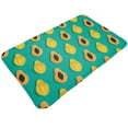 thumbnail image 3 of Bathroom Rugs Non Slip Washable - Papaya Pattern cute Kitchen Mats for Floor, Area Rugs for Entryway Rugs Indoor, Laundry Bathroom Room Door Rug with Rubber Backing 20x31.5in, 3 of 8