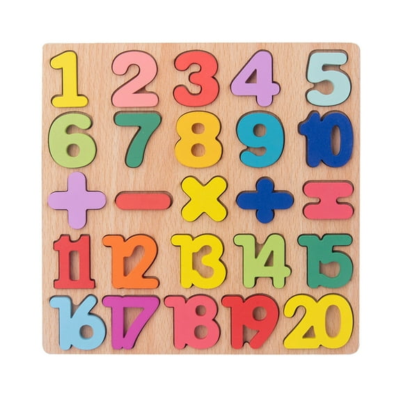 Xubinwww Wooden Number Puzzle 123 Number Puzzles For Toddlers 2 3 4 5 Years Old Educational Learning Toys For Toddlers Number Toys With Puzzle Board Number Tpy Christmas Toys 2024 Robot Toys For