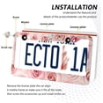 thumbnail image 5 of Coolnut Rose Flower License Plate Frames 2 Pack, Waterproof Aluminum Alloy Car Tag Holder 2 Holes License Plate Covers with Screw Caps Auto Accessories, 5 of 7