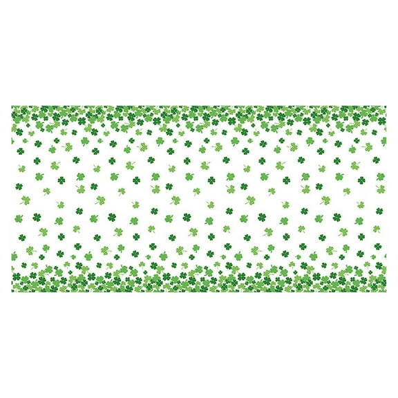 Nilvkv St. Patrick's Day Tablecloth, Irish Day Table Flag Decorative Tablecloths for Rectangle Tables Flag, Parties & Camping Tablecloth for St. Patrick's Day Party, 72x54in