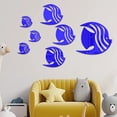thumbnail image 4 of Pegatinas de pared de espejo acrílico impermeables con temática de peces y animales marinos, pegatinas extraíbles para pared con diseño de perro, para sala de estar, dormitorio de bebé y niño, 4 of 4