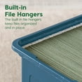 thumbnail image 6 of IRIS 35 Qt File Organizer Plastic File Box for Letter/Le Gal File, 4Pk, 6 of 9