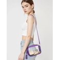 thumbnail image 6 of Clear Bag Stadium Approved, PVC Transparent Crossbody Purse Small Clear Crossbody Bag with Adjustable  Strap, 6 of 6