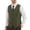 Army Green, variant on Mens Corduroy Vest Classic Fit V Neck Wedding Dressy Suit Waistcoat Formal Cotton Button Down Vests, Ribbed Textured Business Dress Sleeveless Jacket with Pockets for Prom Party, Vest Only