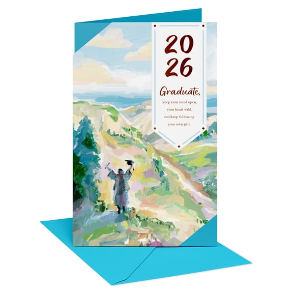 American Greetings Graduation Card for Class of 2026 Graduate (Keep Your Mind Open)