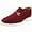 Burgundy, variant on LIBERTYZENO Mens Casual Slip on Loafers Shoes, Gray, 9.5