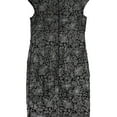 thumbnail image 2 of Ralph Lauren Womens Floral Sheath Dress, Grey, 2, 2 of 2