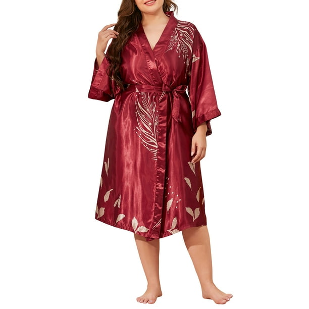 Plus size shop kimono robe