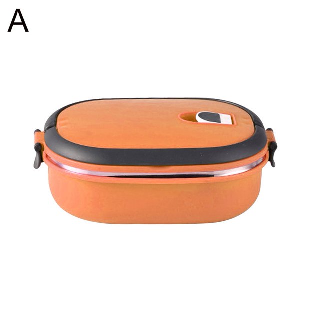 Lubelski 1/2/3 Layer Rectangle Stainless Steel Thermal Lunch Box Food Storage Container