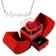 thumbnail image 1 of Collar con colgante para madre e hija, caja de regalo para el día de la madre, con jabón Forever Rose, 1 of 4