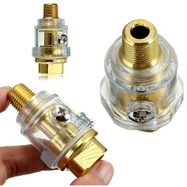 Accesorio de lubricador automático en línea Npt de 2 piezas de 1/4 "para herramientas neumáticas Banban