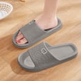 thumbnail image 2 of ibiyuan House Slippers With Arch Support Cartoon Design Indoor Slippers Soft Sole Cozy Non Slip Bathroom Shower Home Casual Footwear, 2 of 5