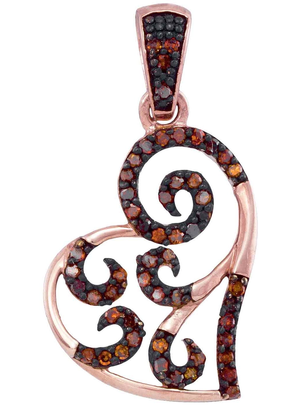 Brandy Diamond® Dark Chocolate Brown 10K Ravishing Rose Gold Lovely