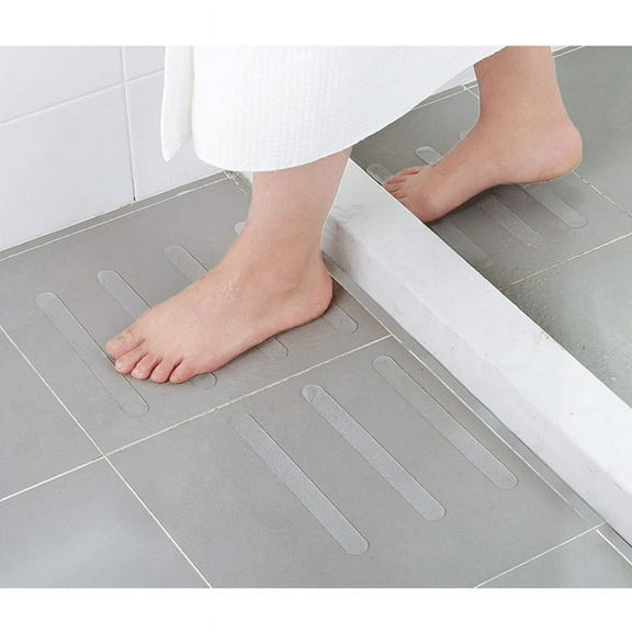 Lnkoo 18-Piece Non-Slip Clear Safety Shower Treads Bath Appliques