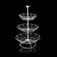 thumbnail image 1 of Soporte de cuenco de cesta de almacenamiento de frutas Macarena 3 niveles blanco, 1 of 8