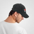 thumbnail image 6 of Valentine Hat Washed Baseball Cap Distressed Denim Cotton Dad Hat Adjustable Polo Trucker GF Hat, I Love My Boyfriend I Heart My Boyfriend hat, 6 of 7