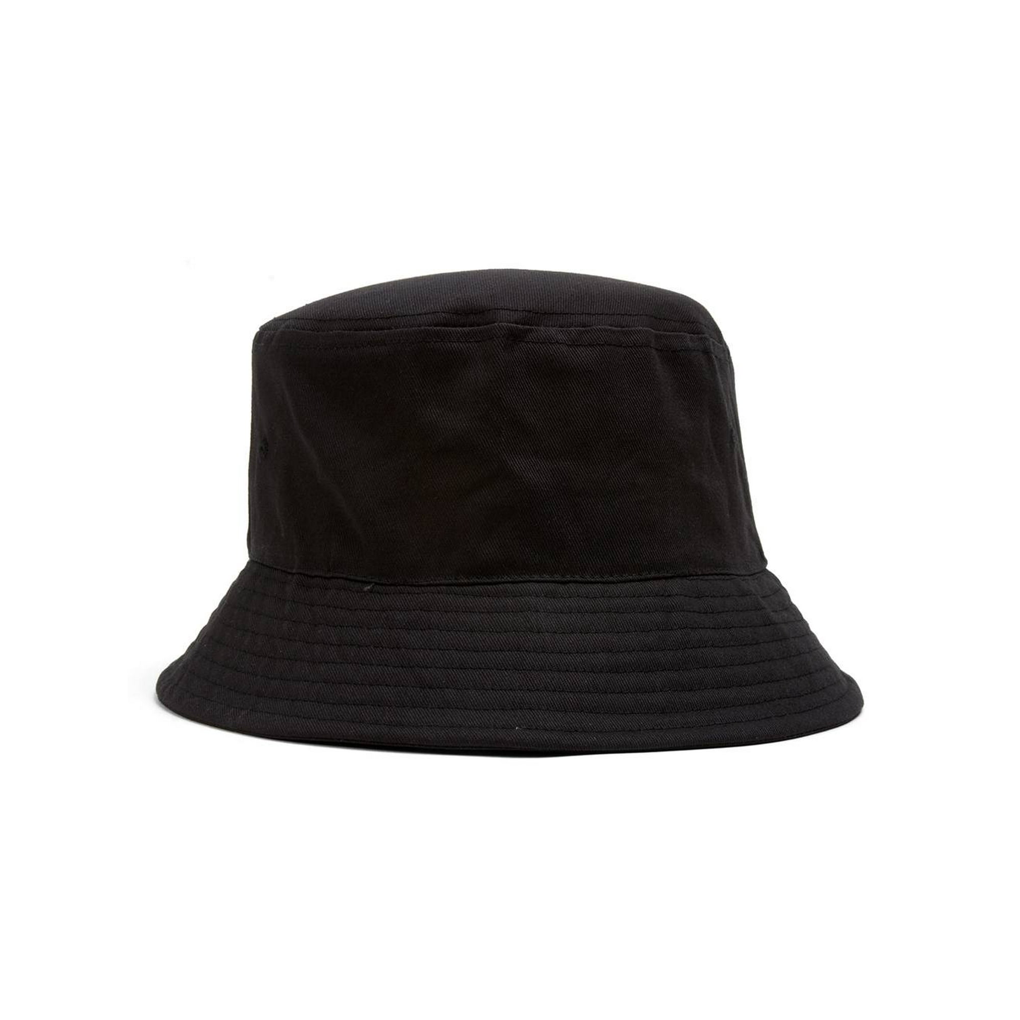 TopHeadwear Blank Cotton Bucket Hat - Black - Small/Medium