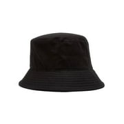 Bucket Hat For Men Women - Cotton Packable Fishing Cap, Black L/XL