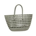 thumbnail image 3 of Bolso tote tejido para mujer, elegante, de gran capacidad, con asa superior para ir al trabajo y citas. Verde claro, 3 of 9