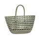 thumbnail image 3 of Bolso tote tejido para mujer, elegante, de gran capacidad, con asa superior para ir al trabajo y citas. Verde claro, 3 of 9