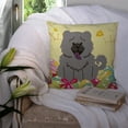 thumbnail image 3 of Easter Eggs Design Dog Art Fabric Decorative Pillow, 3 of 4