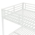 thumbnail image 6 of Jopath Full over Full Bunk Bed for Teens and Adults,Heavy-Duty Metal Bed Frame with Full-Length Guardrails,Space-Saving/Noise Reduced/No Box Spring Needed,Off White, 6 of 11