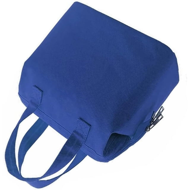 Lonchera Térmica, Lonchera Portátil de Doble Asa, Impermeable, Tela Oxford para Oficina (Azul real)