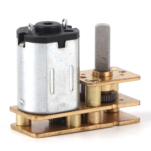 Motor de CC 1024‑N20 Motor reductor de engranajes duradero de CC de 6 V y 400 RPM para transmisión de automóviles inteligentes para el sector sanitario