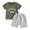 Army Green, variant on Bagilaanoe 2pcs Toddler Baby Boy Shorts Set Short Sleeve Letter Print T Shirt Tops + Shorts 6M 12M 18M 24M 3T Kids Casual Summer Clothes