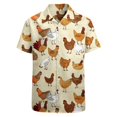 thumbnail image 3 of Camisa hawaiana con estampado 3D de peces para hombre, camisa colorida de manga corta con botones, divertida camisa de fiesta para playa, ropa para hombre, 3 of 5