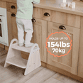 thumbnail image 2 of Cowiewie Kids Step Stool for Toddlers, Non-Slip Toddler Step Stool for Potty Training Kitchen Sink, 2 of 7