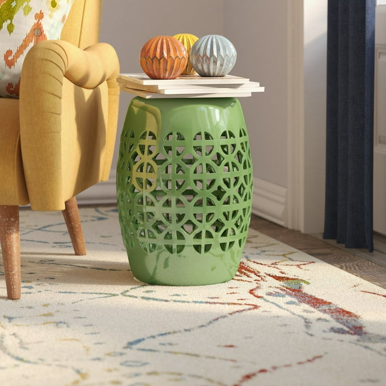 Keswick Ceramic Garden Stool Weight Capacity lbs 200 Seat