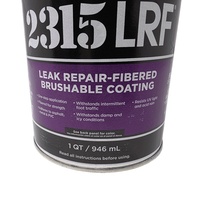 Geocel 2315LRF Leak Repair Fibered Brushable Coating White 1 Quart
