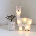 thumbnail image 3 of Eyfqtcs Lámpara Colgante De Modelado Con 6 Led De Alpaca Que Funciona Con Pilas, Luz Nocturna Decorativa (B), 3 of 7
