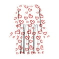 thumbnail image 5 of BRGZLK Girls Valentines Dress Heart Printed Long Sleeve Round Neck Dress Girl Ballet Skirt Cute Sundress Kids Outfits White 9-10 Years, 5 of 5