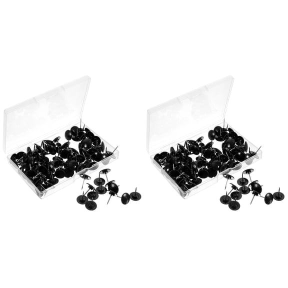 HOMEMAXS 200 pcs  Reusable Push Pin Multi-function Thumbtacks Delicate Thumb Tacks Map Supply