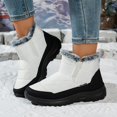thumbnail image 2 of Insulated Winter Boots for Women - -Lined Cold Weather Outdoor Footwear With Low Heel Pull-On Design, 2 of 9