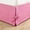 Pink#2131, variant on Lace-Up Bed Skirt Single Bed, Checkered Plaid Dustproof Bed Box Cover, Cloth Fabric, Pin k Orange Navy Beige Black, 1 Piece