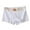 White, variant on Dovford Mens Cotton Boxer Briefs Soft Cool Underwear Breathable Low Rise Trunks