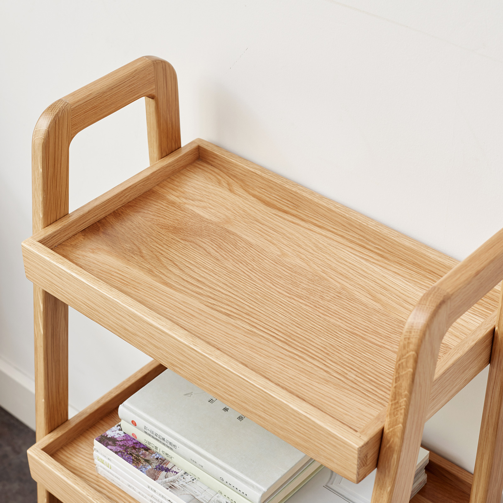 MAYEERTY 3-Tier Solid Beech Wood Shoe Rack & Storage Bench – Multi-Purpose Organizer for Entryway, Living Room, and More